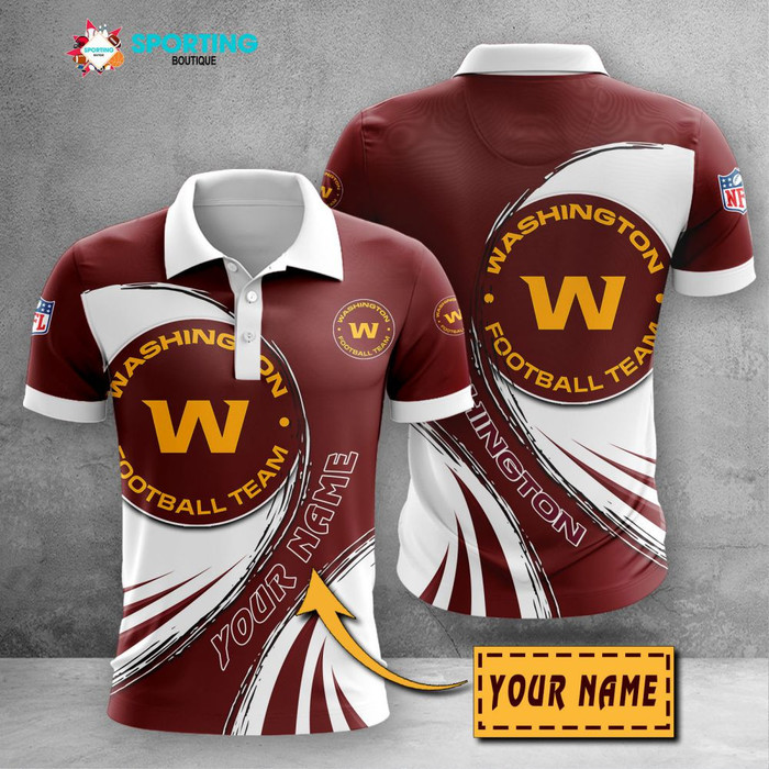 Washington-Football-Team-Polo-Shirt-Golf-Shirt-3D-PLS2133 Washington Football Team Polo Shirt Golf Shirt 3D PLS2133