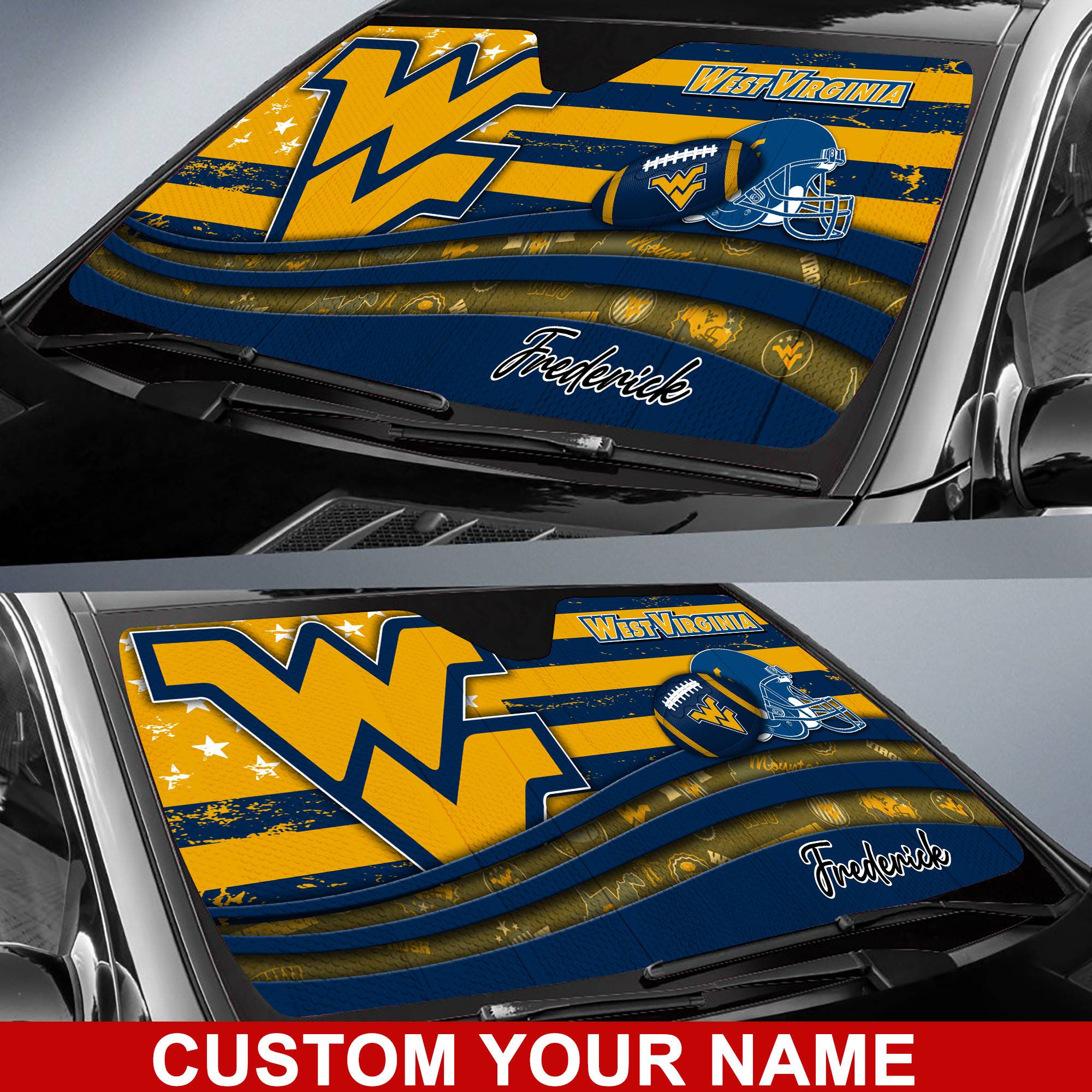 West-Virginia-Mountaineers-NCAA-Car-Sun-Shade-CSS0630-1