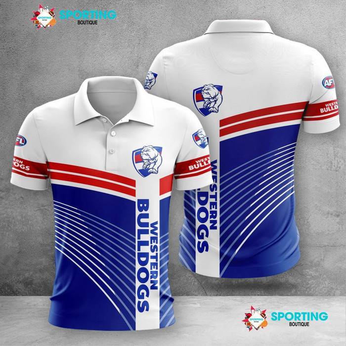 Western-Bulldogs-Polo-Shirt-Golf-Shirt-3D-PLS1518 Western Bulldogs Polo Shirt Golf Shirt 3D PLS1518