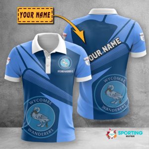 Wycombe Wanderers F.C Polo Shirt Golf Shirt 3D PLS395