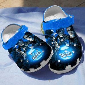 Busch Halloween Blue Theme Crocs Crocband Clog Comfortable Water Shoes BCL0347