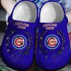 Chicago Cubs UBS Navy Crocs Crocband Clog Comfortable Water Shoes BCL1743