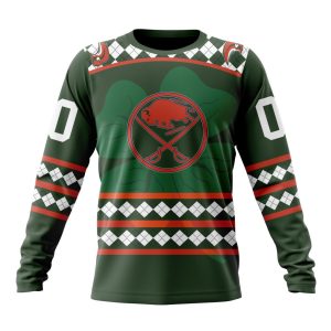 Customized Buffalo Sabres Shamrock Kits Hockey Celebrate St Patrick's Day Unisex Sweatshirt SWS1207