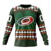 Customized Carolina Hurricanes Shamrock Kits Hockey Celebrate St Patrick's Day Unisex Sweatshirt SWS1209