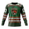 Customized Florida Panthers Green Shamrock Celebrate St Patrick's Day Unisex Sweatshirt SWS1216