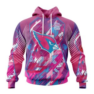 Customized NFL Arizona Cardinals I Pink I Can Fearless Again Breast Cancer Unisex Hoodie TH0897