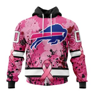 Customized NFL Buffalo Bills I Pink I Can! In October We Wear Pink Breast Cancer Unisex Hoodie TH0916