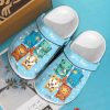 Harry Potter Hogwarts 4 Houses Chibi Crocs Crocband Clog Comfortable Water Shoes BCL1770