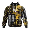 Personalized Minnesota Vikings Classic Grunge American Flag Unisex Hoodie TH1171