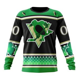 Personalized Pittsburgh Penguins Specialized Hockey Celebrate St Patrick's Day Unisex Sweatshirt SWS3755