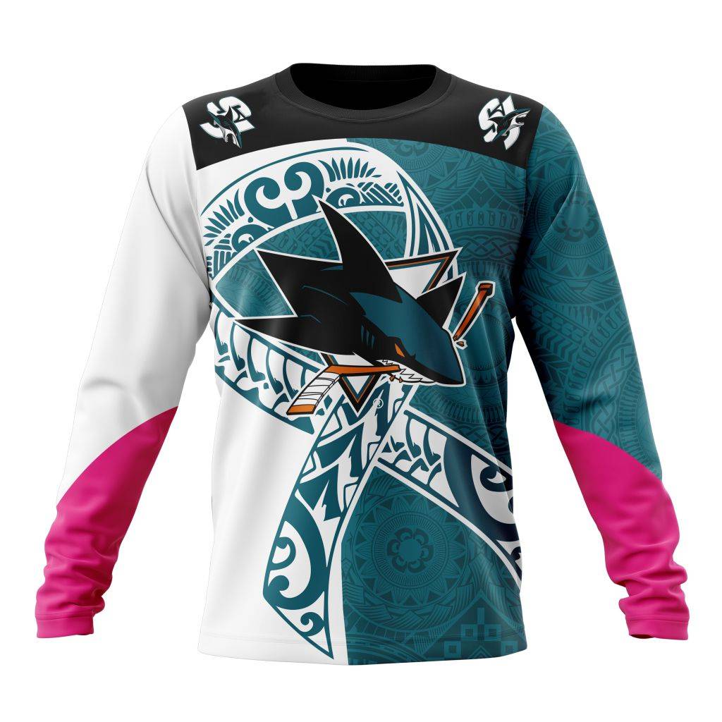Personalized-San-Jose-Sharks-Specialized-Samoa-Fights-Cancer-Unisex-Sweatshirt-SWS3767 Personalized San Jose Sharks Specialized Samoa Fights Cancer Unisex Sweatshirt SWS3767