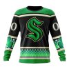 Personalized Seattle Kraken Specialized Hockey Celebrate St Patrick's Day Unisex Sweatshirt SWS3771