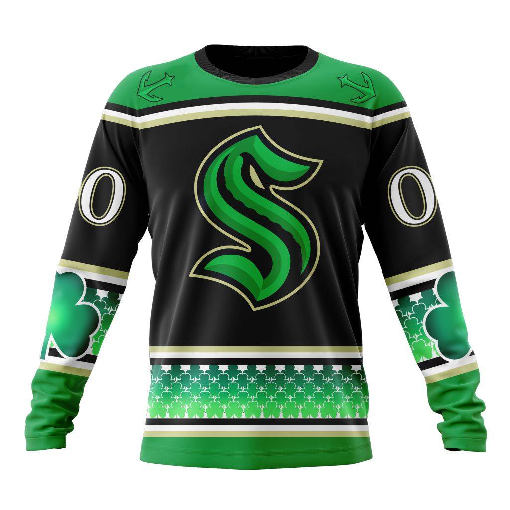 Personalized-Seattle-Kraken-Specialized-Hockey-Celebrate-St-Patricks-Day-Unisex-Sweatshirt-SWS3771 Personalized Seattle Kraken Specialized Hockey Celebrate St Patrick's Day Unisex Sweatshirt SWS3771
