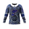 Personalized St Louis Blues Dark Norse Viking Symbols Unisex Sweatshirt SWS3776