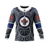 Personalized Winnipeg Jets Dark Norse Viking Symbols Unisex Sweatshirt SWS3829