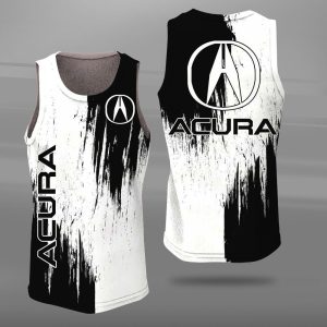 Acura Unisex Tank Top Basketball Jersey Style Gym Muscle Tee JTT039