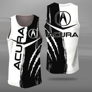 Acura Unisex Tank Top Basketball Jersey Style Gym Muscle Tee JTT123