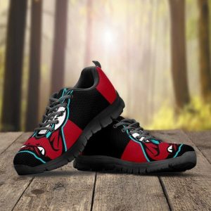 Arizona Diamondbacks MLB Football Canvas Shoes Running Shoes Black Shoes Fly Sneakers