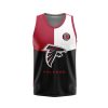 Atlanta Falcons Unisex Tank Top Basketball Jersey Style Gym Muscle Tee JTT887