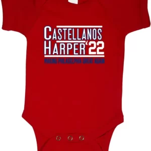 Baby Onesie Bryce Harper Nick Castellanos Philadelphia Phillies 22 Creeper Romper