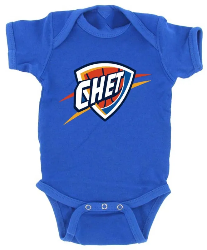 Baby-Onesie-Chet-Holmgren-Oklahoma-City-Thunder-Okc-Logo-Creeper-Romper Baby Onesie Chet Holmgren Oklahoma City Thunder Okc Logo Creeper Romper