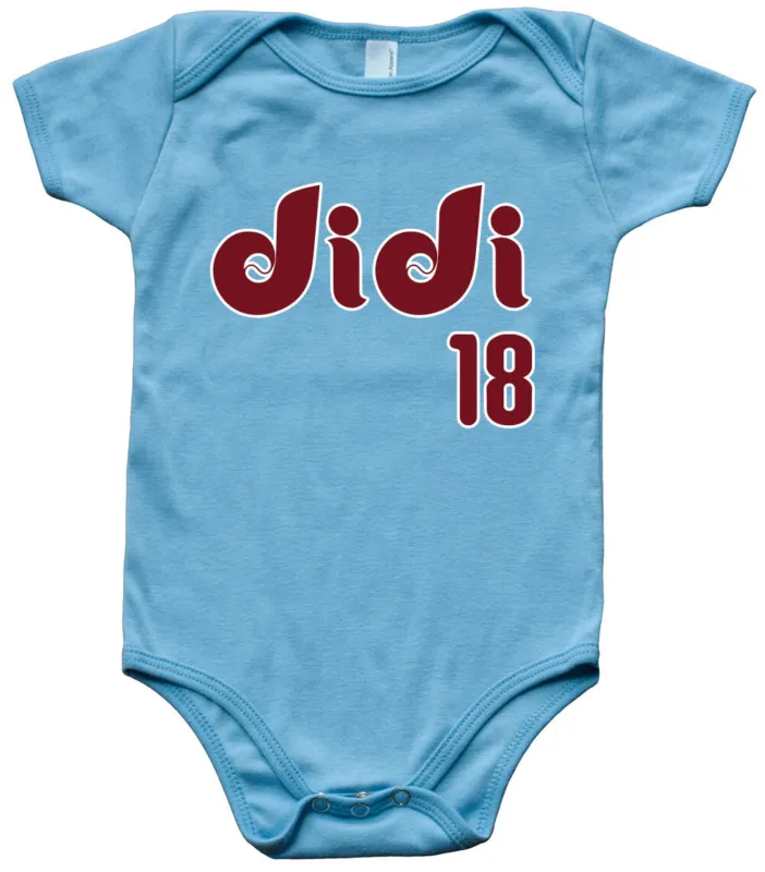 Baby-Onesie-Didi-Gregorious-Philadelphia-Phillies-Philly-Creeper-Romper Baby Onesie Didi Gregorious Philadelphia Phillies Philly Creeper Romper