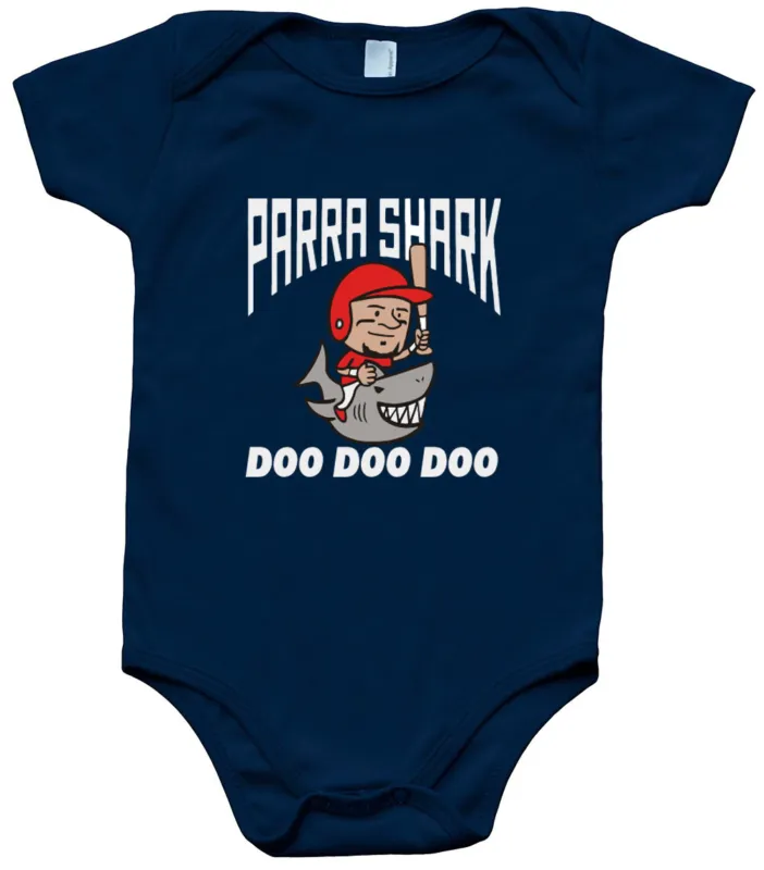 Baby-Onesie-Gerardo-Parra-Baby-Onesie-Shark-Washington-Nationals-Doo-Doo-Doo-Creeper-Romper Baby Onesie Gerardo Parra Baby Onesie Shark Washington Nationals Doo Doo Doo Creeper Romper