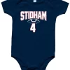 Baby Onesie Jarrett Stidham New England Patriots Stid Logo Creeper Romper