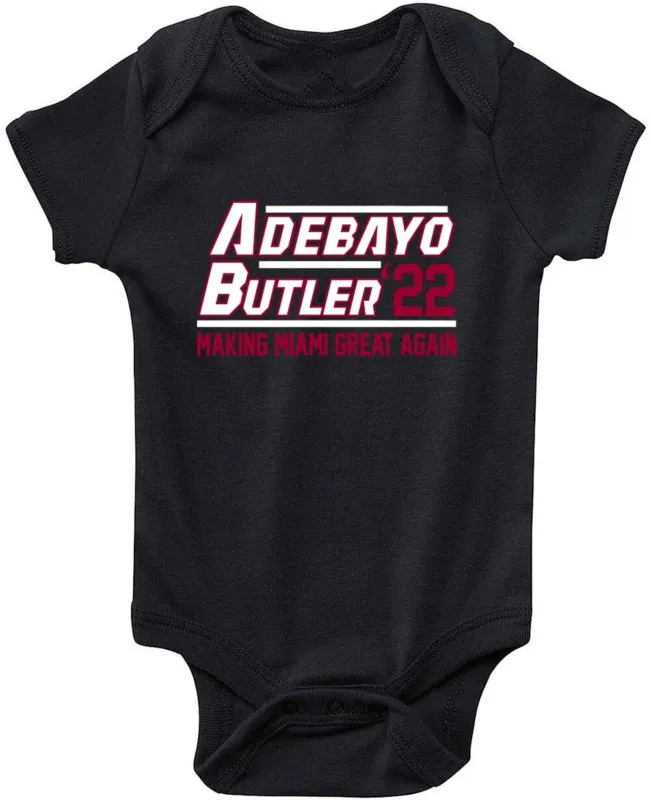 Baby-Onesie-Jimmy-Butler-Bam-Adebayo-Miami-Heat-Vice-City-2022-Creeper-Romper Baby Onesie Jimmy Butler Bam Adebayo Miami Heat Vice City 2022 Creeper Romper