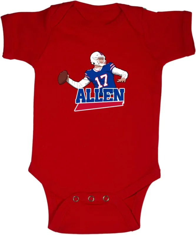 Baby-Onesie-Josh-Allen-Buffalo-Bills-Mafia-Pic-Logo-Creeper-Romper Baby Onesie Josh Allen Buffalo Bills Mafia Pic Logo Creeper Romper