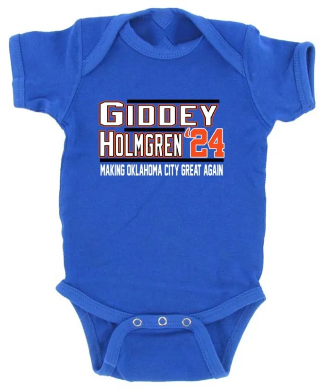 Baby-Onesie-Josh-Giddey-Chet-Holmgren-Oklahoma-City-Thunder-Okc-2024-Creeper-Romper Baby Onesie Josh Giddey Chet Holmgren Oklahoma City Thunder Okc 2024 Creeper Romper