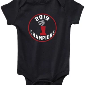 Baby Onesie Kawhi Leonard Toronto Raptors 2019 Champions Circle Logo Tro Creeper Romper