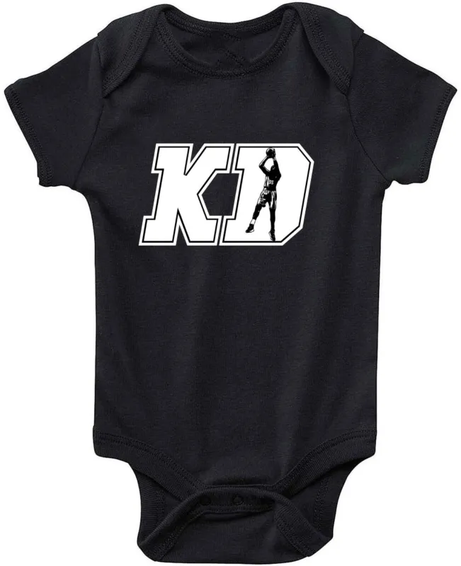 Baby-Onesie-Kevin-Durant-Brooklyn-Nets-Kd-Logo-Creeper-Romper Baby Onesie Kevin Durant Brooklyn Nets "Kd Logo" Creeper Romper
