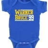 Baby Onesie Kurt Warner Isaac Bruce St Louis Los Angeles Rams 99 Creeper Romper