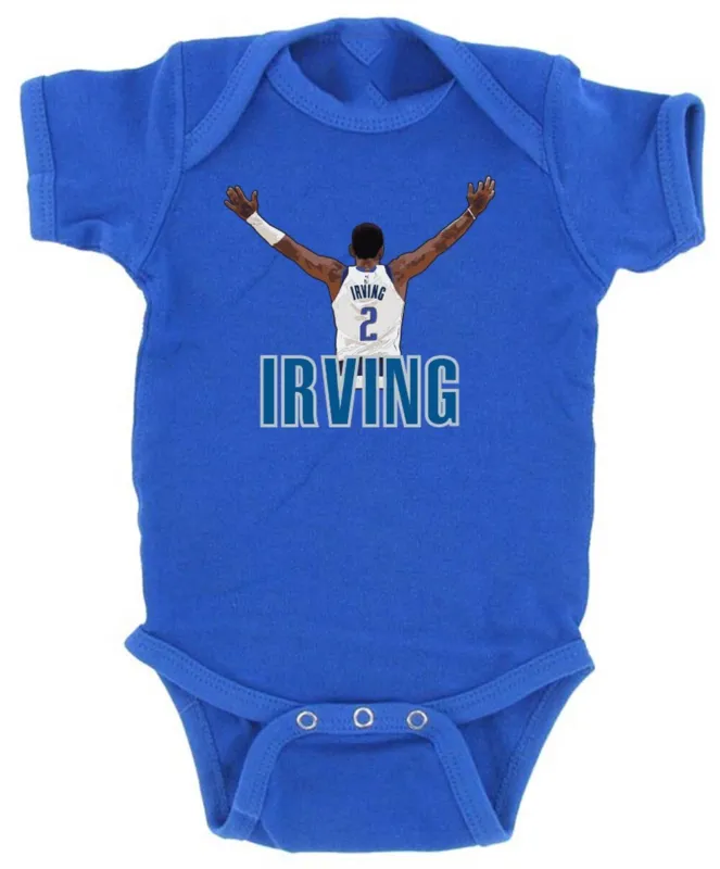 Baby-Onesie-Kyrie-Irving-Dallas-Mavericks-Mavs-Pic-Creeper-Romper Baby Onesie Kyrie Irving Dallas Mavericks Mavs Pic Creeper Romper