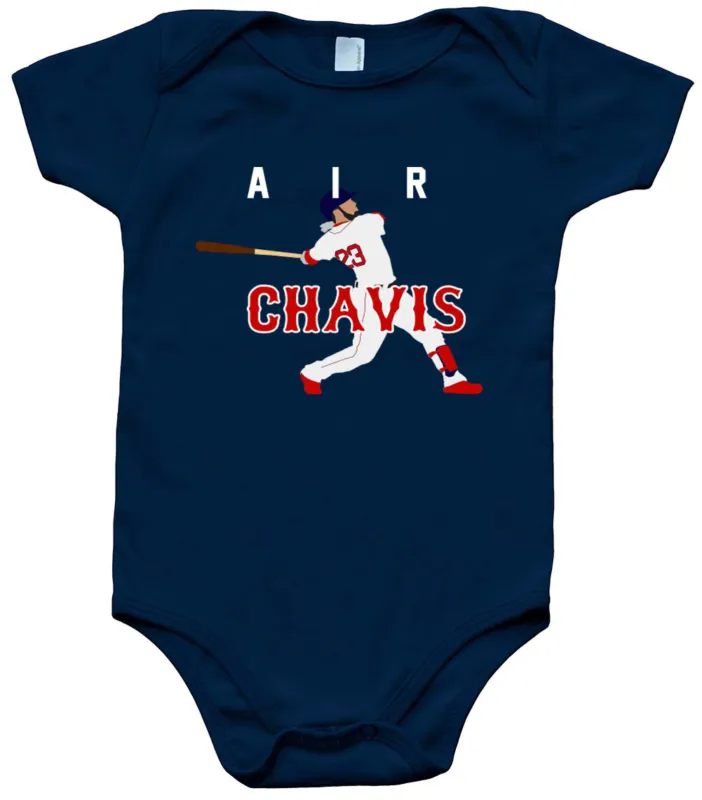 Baby-Onesie-Michael-Chavis-Boston-Red-Sox-The-Ice-Horse-Air-Creeper-Romper Baby Onesie Michael Chavis Boston Red Sox The Ice Horse "Air" Creeper Romper