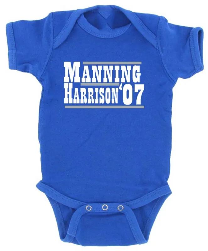 Baby-Onesie-Peyton-Manning-Marvin-Harrison-Indianapolis-Colts-07-Creeper-Romper Baby Onesie Peyton Manning Marvin Harrison Indianapolis Colts 07 Creeper Romper