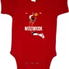 Baby Onesie Russell Westbrook Brodie Rockets "Air Dunk" Creeper Romper