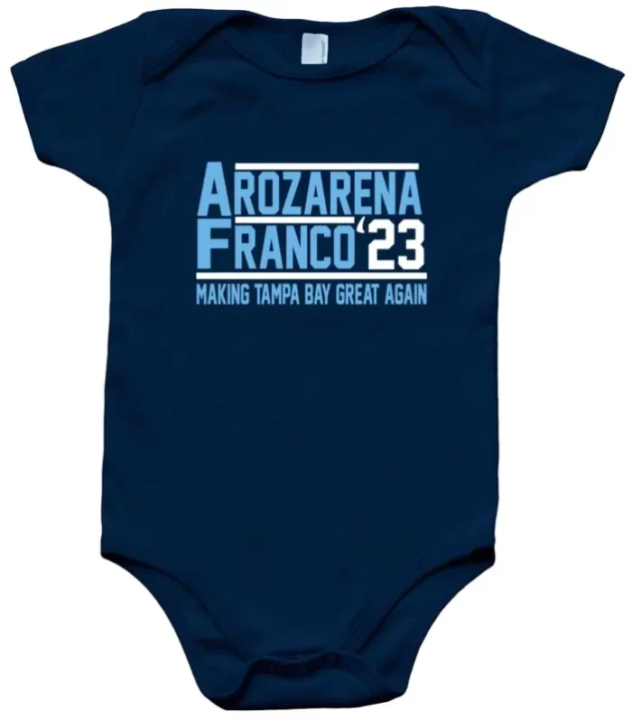 Baby Onesie Wander Franco Randy Arozarena Tampa Bay Devil Rays 2023 Creeper Romper