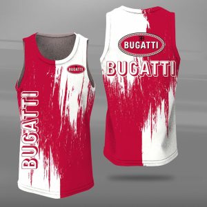 Bugatti Unisex Tank Top Basketball Jersey Style Gym Muscle Tee JTT021