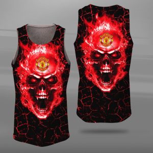 Cristiano Ronaldo - Manchester United Unisex Tank Top Basketball Jersey Style Gym Muscle Tee JTT587