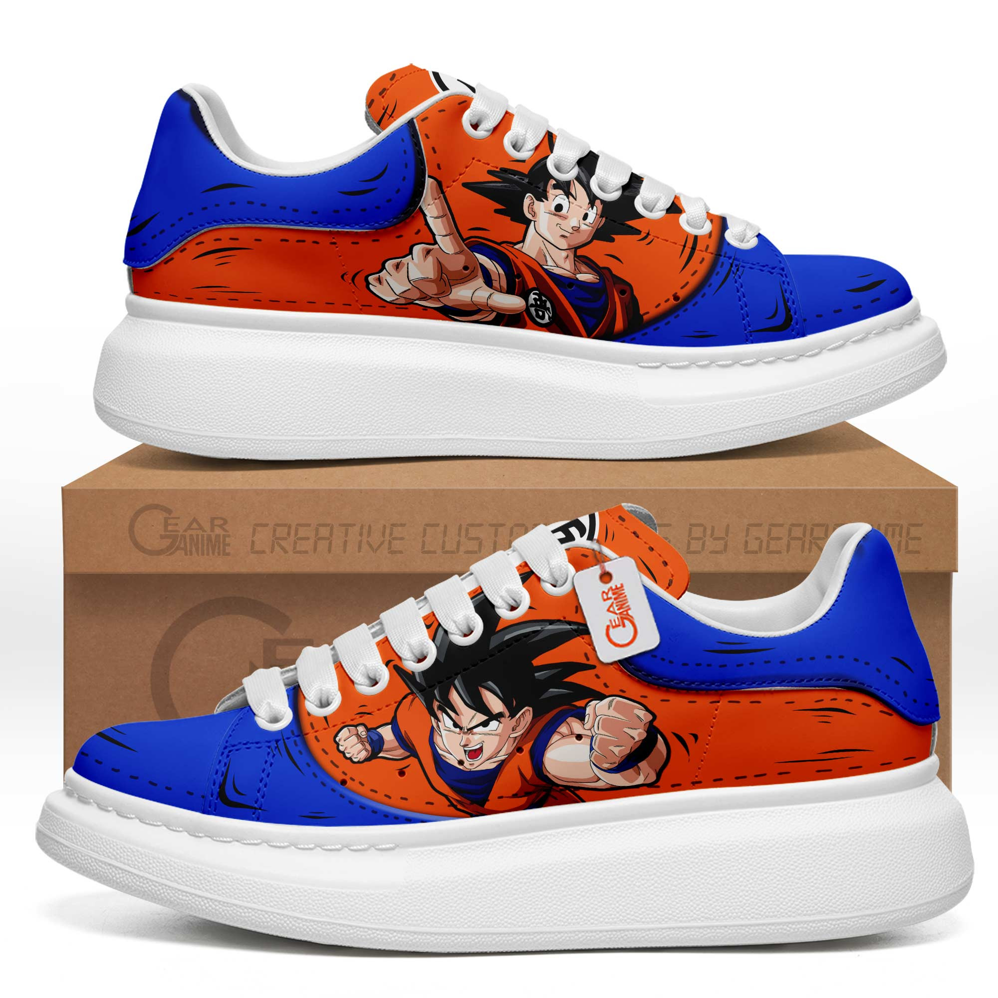 Goku-King-Kai-MQ-Shoes-Custom-Sneakers-GMQ108 Goku King Kai MQ Shoes Custom Sneakers GMQ108