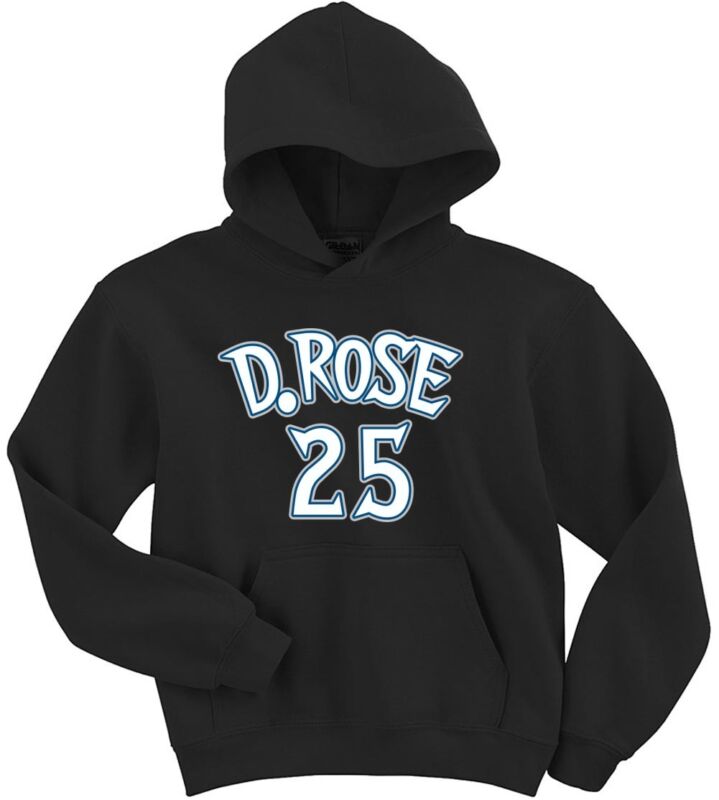 Hooded-Sweatshirt-Unisex-Hoodie-Derrick-Rose-Minnesota-Timberwolves-D-Rose Hooded Sweatshirt Unisex Hoodie Derrick Rose Minnesota Timberwolves D Rose