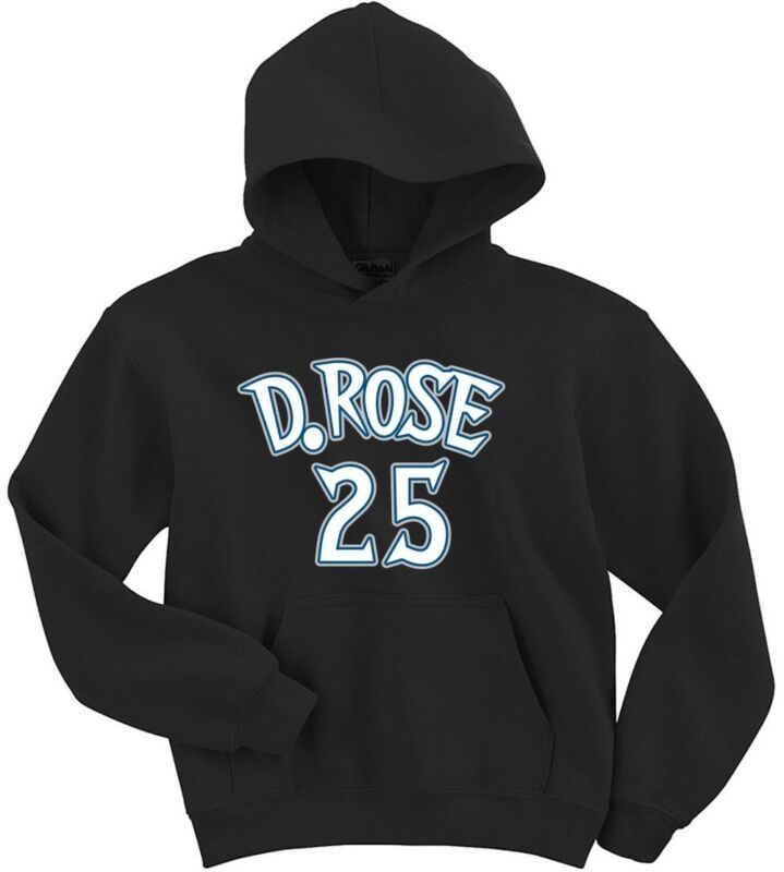 Hooded-Sweatshirt-Unisex-Hoodie-Derrick-Rose-Minnesota-Timberwolves-Logo Hooded Sweatshirt Unisex Hoodie Derrick Rose Minnesota Timberwolves "Logo"
