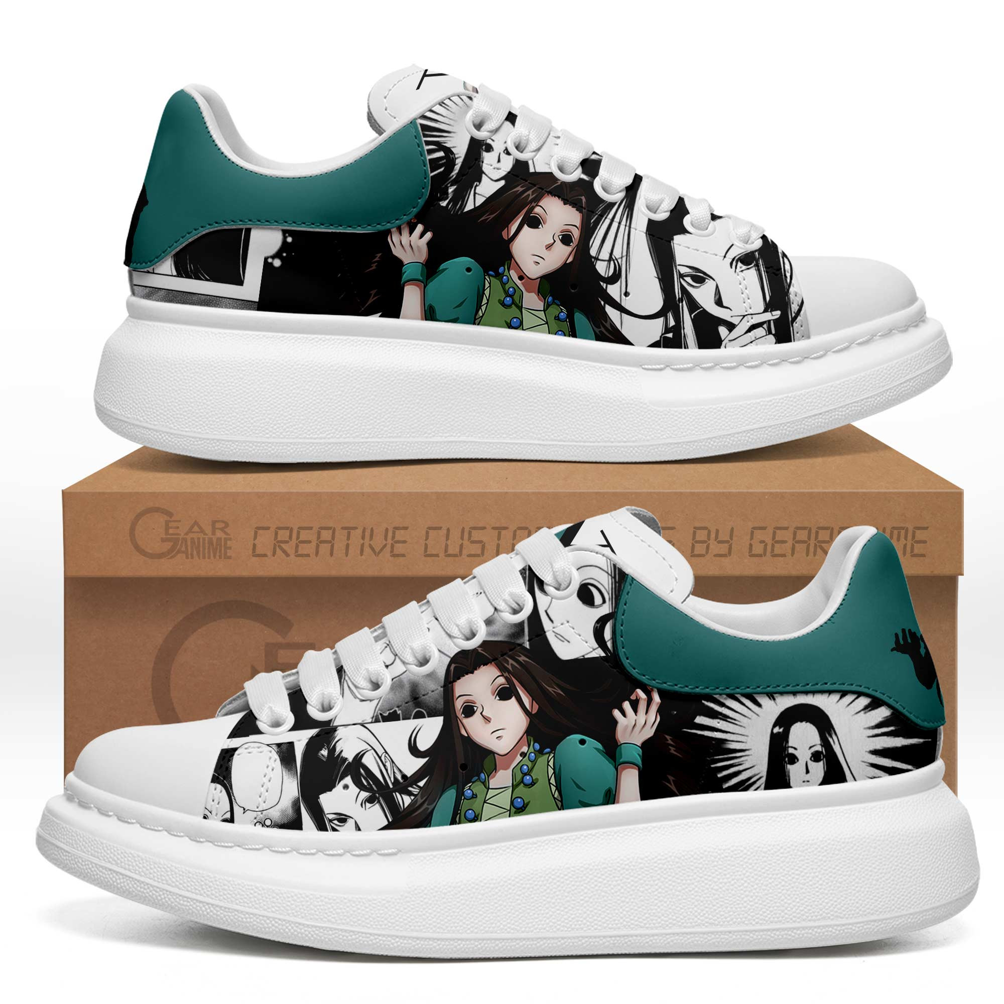 Illumi-Zoldyck-MQ-Shoes-Custom-Sneakers-PT0606-GMQ114 Illumi Zoldyck MQ Shoes Custom Sneakers PT0606 GMQ114