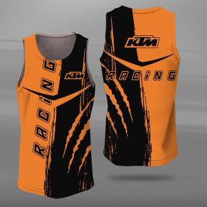 KTM Unisex Tank Top Basketball Jersey Style Gym Muscle Tee JTT057