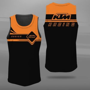 KTM Unisex Tank Top Basketball Jersey Style Gym Muscle Tee JTT090