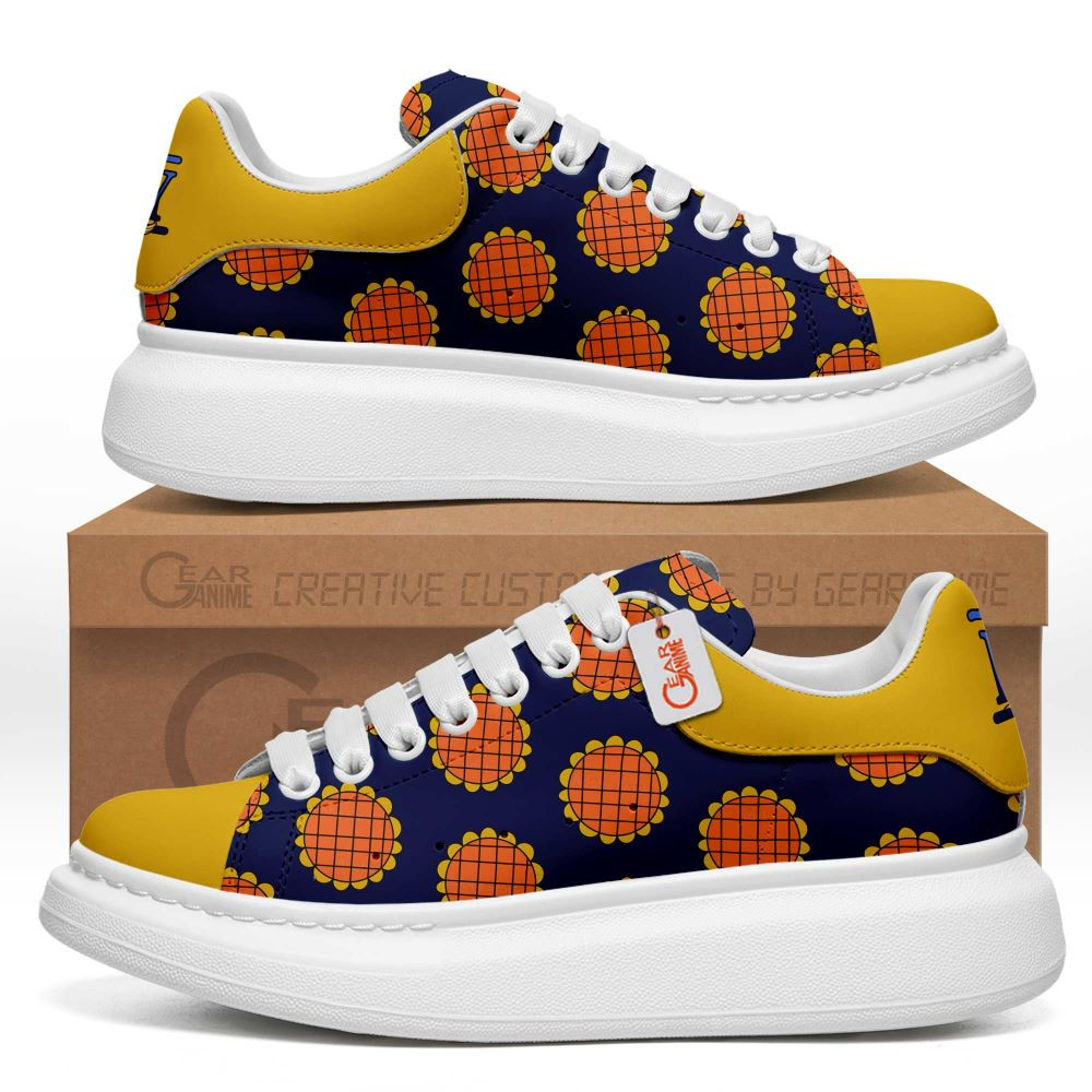 Luffy-Dressrosa-Symbol-MQ-Shoes-Custom-Sneakers-GMQ057 Luffy Dressrosa Symbol MQ Shoes Custom Sneakers GMQ057