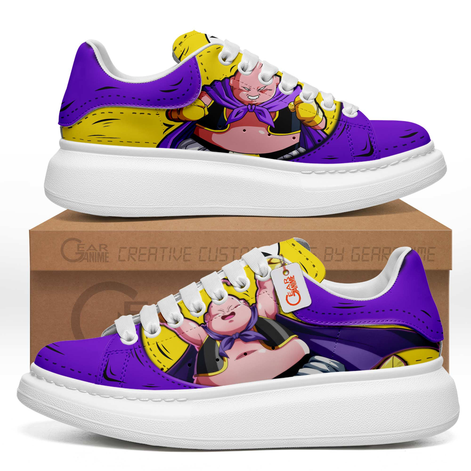 Majin-Buu-MQ-Shoes-Custom-Sneakers-GMQ110 Majin Buu MQ Shoes Custom Sneakers GMQ110