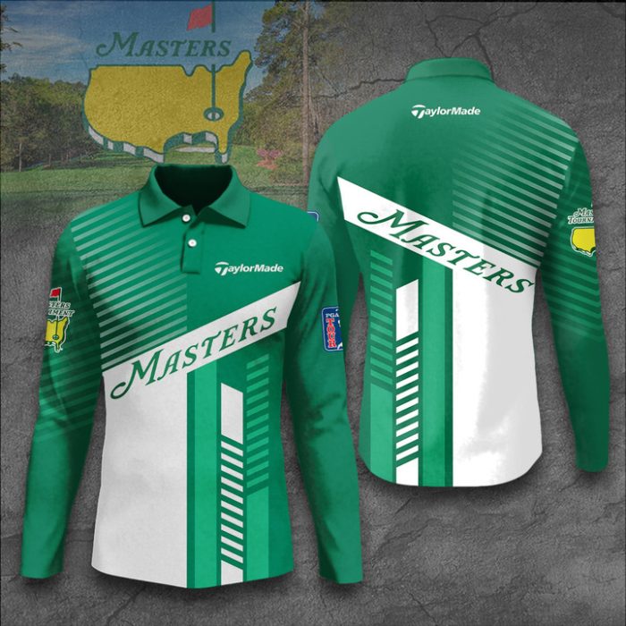 Masters Tournament Taylormade Long Sleeve Polo Shirt Golf Shirt GLP014